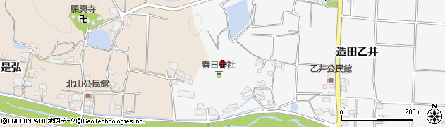 香川県さぬき市造田乙井周辺の地図