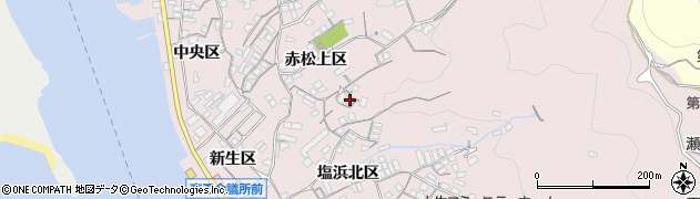 広島県尾道市因島土生町赤松上区1869周辺の地図