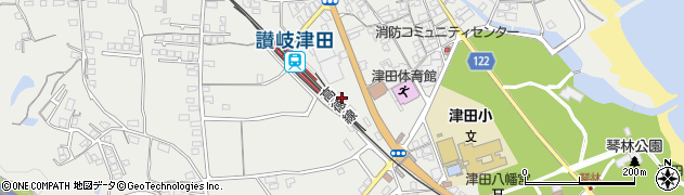香川県さぬき市津田町津田789周辺の地図