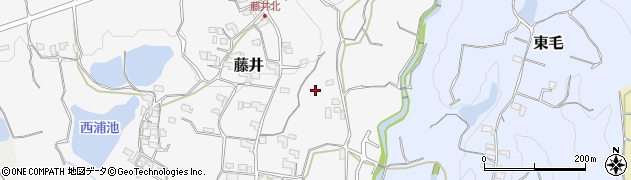 和歌山県紀の川市藤井周辺の地図
