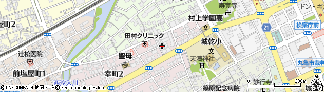 株式会社四国建材社周辺の地図