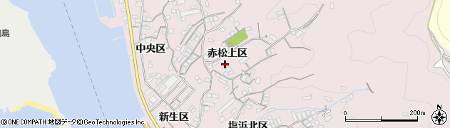 広島県尾道市因島土生町赤松上区1844周辺の地図