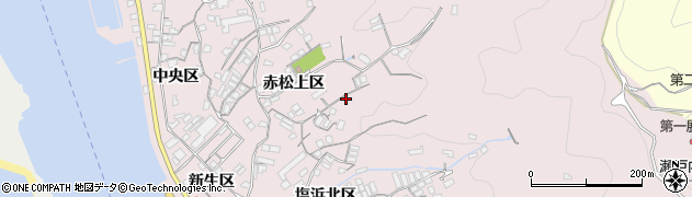 広島県尾道市因島土生町赤松上区217周辺の地図