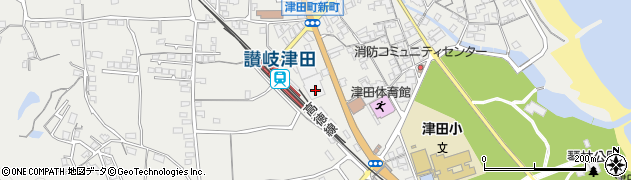 香川県さぬき市津田町津田913周辺の地図