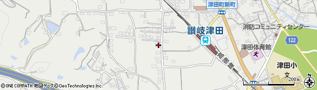 香川県さぬき市津田町津田862周辺の地図