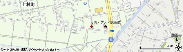 香川県高松市上林町134周辺の地図