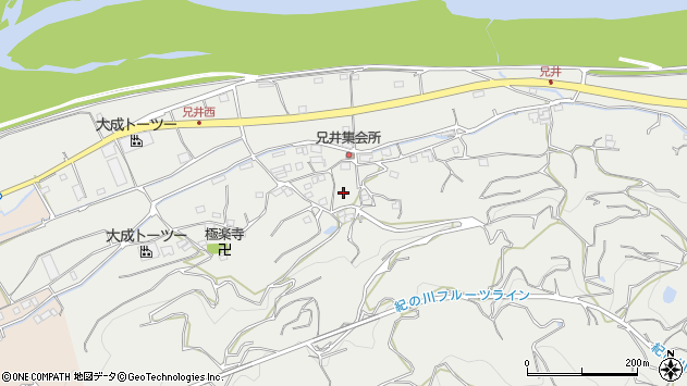 〒649-7137 和歌山県伊都郡かつらぎ町兄井の地図