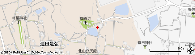 香川県さぬき市造田是弘1218周辺の地図