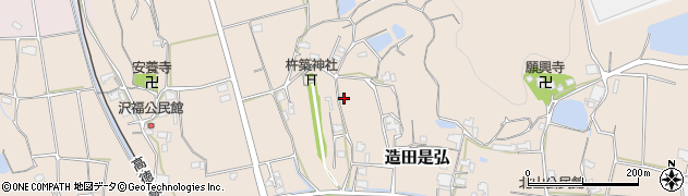 香川県さぬき市造田是弘周辺の地図