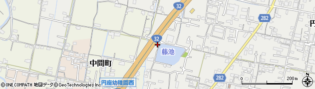 四国新聞　四国新聞円座・東原販売所周辺の地図