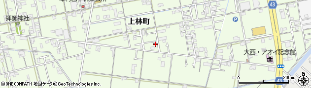 香川県高松市上林町322周辺の地図