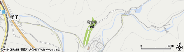 高仙寺周辺の地図