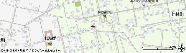 香川県高松市上林町734周辺の地図