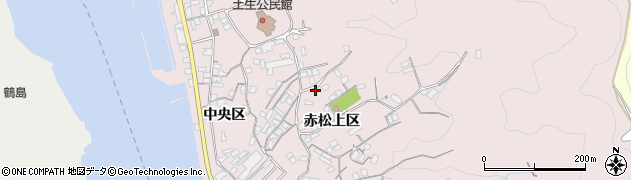 広島県尾道市因島土生町赤松上区1804周辺の地図