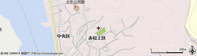 広島県尾道市因島土生町赤松上区1801周辺の地図
