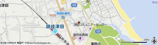 香川県さぬき市津田町津田133周辺の地図