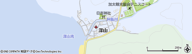和歌山県和歌山市深山周辺の地図