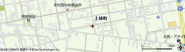 香川県高松市上林町309周辺の地図