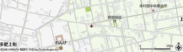 香川県高松市上林町732周辺の地図