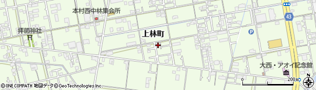 香川県高松市上林町317周辺の地図