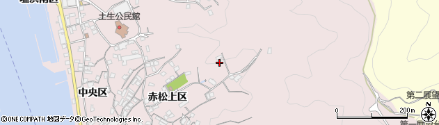 広島県尾道市因島土生町赤松上区1850周辺の地図