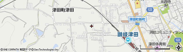 香川県さぬき市津田町津田852周辺の地図