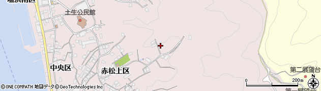 広島県尾道市因島土生町赤松上区1851周辺の地図