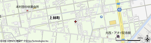 香川県高松市上林町341周辺の地図