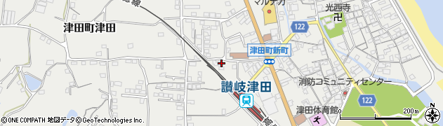 香川県さぬき市津田町津田904周辺の地図