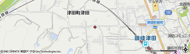 香川県さぬき市津田町津田849周辺の地図