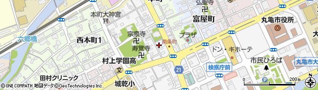 香川県丸亀市南条町50周辺の地図