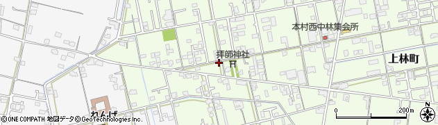 香川県高松市上林町649周辺の地図