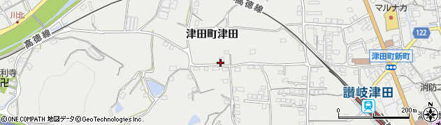 香川県さぬき市津田町津田962周辺の地図
