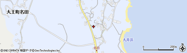三重県志摩市大王町名田382周辺の地図