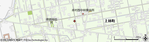 香川県高松市上林町557周辺の地図