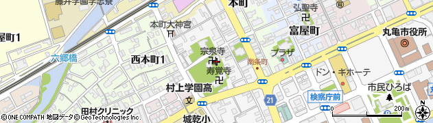 香川県丸亀市南条町9周辺の地図