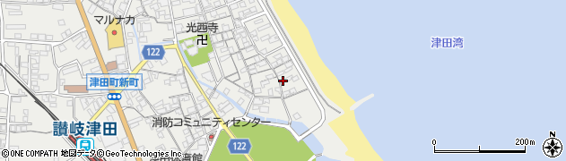 香川県さぬき市津田町津田1328周辺の地図