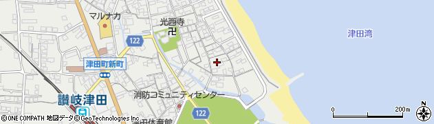 香川県さぬき市津田町津田1314周辺の地図