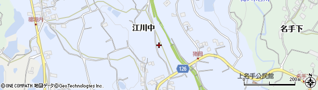 和歌山県紀の川市江川中778周辺の地図
