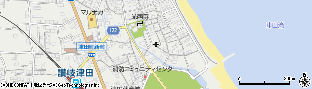 香川県さぬき市津田町津田1269周辺の地図