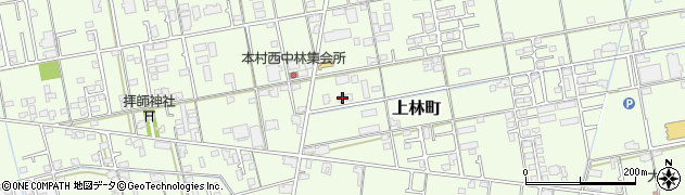 香川県高松市上林町405周辺の地図