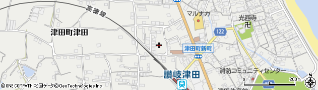 香川県さぬき市津田町津田944周辺の地図