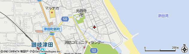香川県さぬき市津田町津田1265周辺の地図