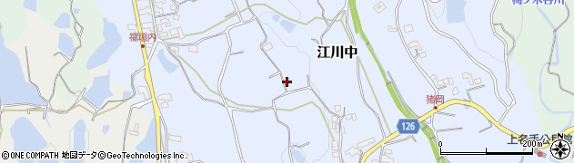 和歌山県紀の川市江川中549周辺の地図