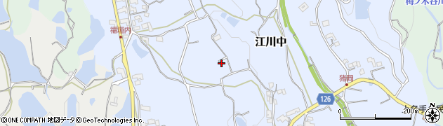 和歌山県紀の川市江川中548周辺の地図