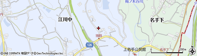 和歌山県紀の川市江川中888周辺の地図