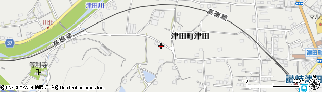 香川県さぬき市津田町津田1884周辺の地図