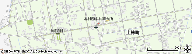 香川県高松市上林町552周辺の地図