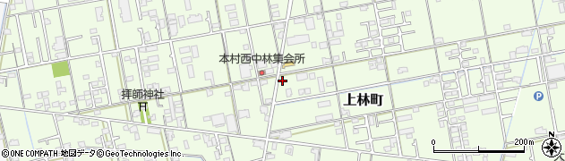 香川県高松市上林町408周辺の地図