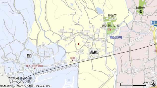 〒649-7163 和歌山県伊都郡かつらぎ町萩原の地図